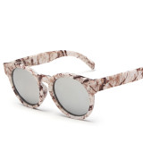 The New Double Nail All-Match Fashion Sunglasses Classic Unisex Sunglass Reflective Wave 110501