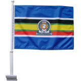top selling custom mini knitted polyester mirror window car flag