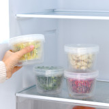 Kitchen airtight pantry clear plastic set storage microwave safe storage bottles with lids fridge organizer food containers