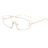 Superhot Eyewear 42800 Fashion 2020 Steampunk One Piece Lens Designer Women Sunglasses