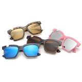 2017 Unisex Sunglasses Fashion UV400 Cool Glasses Retro Brand Personality Big Square Eyeglasses Men and Women Eyewear 125901