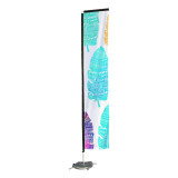 best price teardrop pole advertising novelty outdoor telescopic flag banner