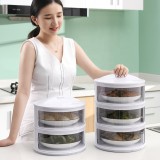 Stackable food cover 4 layer Clear popular food cover stretch mesh tent amazon new multilayer insulation food cover warmer