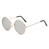 A0301 Superhot Eyewear 53mm Classic Retro Vintage Men Women Sun glasses Fashion Mirrored Round Metal Sunglasses