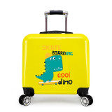 ABS PC luggage hard shell printed suitcase travel luggage bags for kids or children