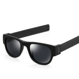 107501 The New Design Sun glasses Wholesale Fashion Shades Applauded Mirror Polariscope Soft Leg Roll Up Sunglasses