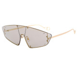 Superhot Eyewear 42800 Fashion 2020 Steampunk One Piece Lens Designer Women Sunglasses