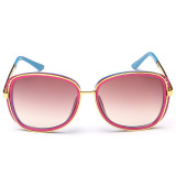 Sunglasses Women Brand Designer Gradient UV400 Vintage Ladies Oversized Sun Glasses For Woman Eyewear Oculos lunette 137901