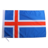 Custom logo Printing Decorative Polyester National  Flag
