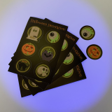 Cheap Creative Custom Glow Stickers In The Dark Luggage Light Up Stickers