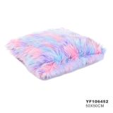 Tropical Summer Monsoon Series Pet Colorful Cave House Super Plush Soft Cat Dog Cushion Donut Bed
