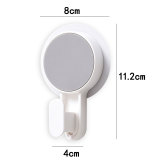 Hot sale Amazon Directly Ready To Ship Strong Waterproof No Dril Plastic Wall Hook White