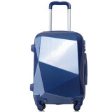 fashion shiny PC 20 24 28  trolley luggage sets with soft handle and slient spinner wheels