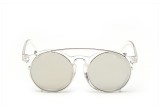 118001 Men Round Vintage Punk Flip to take off Sun Glasses 2017 Women Brand Designer Steampunk Clear Frame Clip On Sunglasses