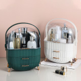 Waterproof  Make Up Organizer Acrylic Portable Clear Jewelry Organizer Cosmetic Storage Box Makeup Organization
