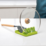 2020 Hot Kitchen Utensil Rest Eco-friendly Food Grade Spoon Rest Plastic Spoon Holder For Pot