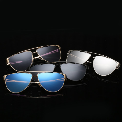 2017 New Arrive Fashion Women Men BLACK Metal Retro Vintage Sunglasses Brand Design Eyewear Shades Oculos De Sol Feminino 120801