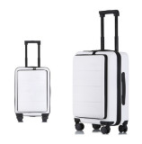 business TSA lock Universal wheel Luggage Hardside suitcase with front pocket