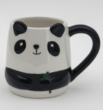 Wholesale customized handmade cute animal 3d drinking cups tea coffee ceramic mug gift