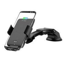 10W Fast Infrared Sense Car Wireless Charger with Air Vent Dashboard Holder