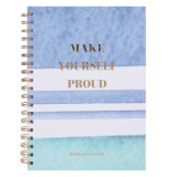2021New Products 2022 Unique Marble Design Custom Printing B5 Hardcover Spiral Journal Notebook Planner