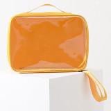 Wholesale Customized Pouch Clear Pvc Gift Makeup Bag jelly   transparent  waterproof cosmetic bag