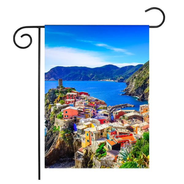 Custom seasonal garden flag set wholesale, door decoration home garden flag