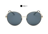 New Designer Classic Round Glasses Sunglasses Woman Driving Metal Glasses 89901