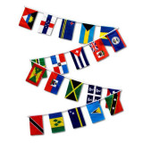 best price printing advertising banner felt triangle size hanging flags