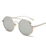 Superhot italy design ce uv400 sunglasses japanese brands Metal Frame Round Shades Reflected Sunglasses 103213