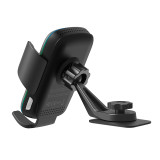 2020 New Coil Induction QC3.0 Car Holder, Touch Switch 15W Mobile Phone Wireless Fast Charging Car Charger Holder