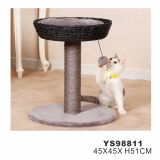 Elegance Soft Plush Pet Bed Sisal Post Warm Mattress Hanging Toy Cat Furniture