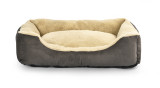 Large Soft Short Plush Faux Suede Fabric Pet Sofa Warm Detachable Dog Bed