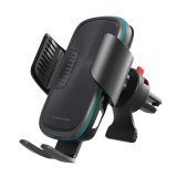 2020 New Coil Induction QC3.0 Car Holder, Touch Switch 15W Mobile Phone Wireless Fast Charging Car Charger Holder