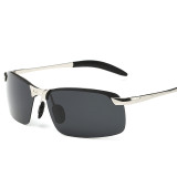 102101 Superhot Vintage Rimless Anti Glare Fashion Polarized Lens Sunglasses Outdoor Men Sunglasses 3043 metal classic
