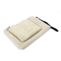 Wholesale OEM printed makeup bag high quality coin purse canvas cosmetic pouch