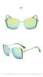 New Women Square Sunglasses High Quality Metal Frame Sun Glasses Red Frame Fashion Vintage Gafas Oculos De Sol Feminino 131401