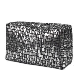 Custom logo women shiny pvc  make up organizer brushes pouch brushes set case luxury   cosmetics makeup bag