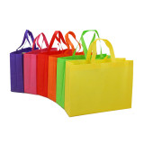 Wholesale Custom Colored Foldable Eco Friendly Reusable Non Woven Tote Shopping Bag