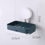 Taizhou high quality soap holder wall adhesive no drill soap holder kitchen bathroom soap holder with drainer
