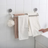No Harm To Wall Adhesive Good Quality ABS Plastic Bathroom Towel Racks