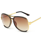 Top quality classic women sunglasses half frame sun glass men fashion simple personality sun glasses 103801