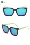 New 2016 Color Film Vintage Square Sunglasses 80701