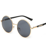 Brand Designer Retro Round Mirror Prince style Sunglasses 81901