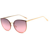 26133 Superhot Eyewear  New Design PC Lens High Quality Sun glasses fashion  Sweet cat eye Rivet Metal sunglasses