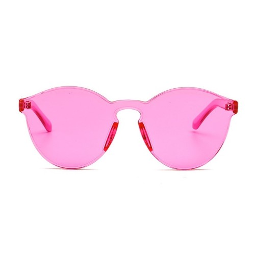A0170 Superhot Eyewear Transparent Sun glasses Women Shades Fashion Rimless Thick Candy Sunglasses