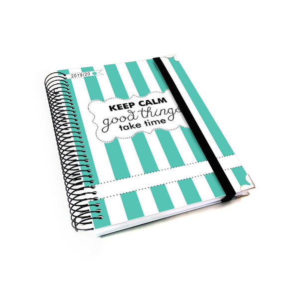 Wholesale 2019 A5 Spiral Paper Cover Teacher Planner