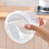 Kitchen airtight pantry clear plastic set storage microwave safe storage bottles with lids fridge organizer food containers