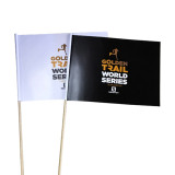 wholesale custom made printed plastic pole small window stands car flag