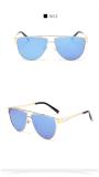 2017 New Arrive Fashion Women Men BLACK Metal Retro Vintage Sunglasses Brand Design Eyewear Shades Oculos De Sol Feminino 120801